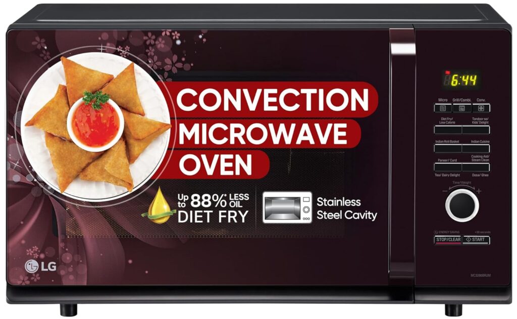 3. LG 32 L Convection Microwave Oven (MC3286BRUM)
