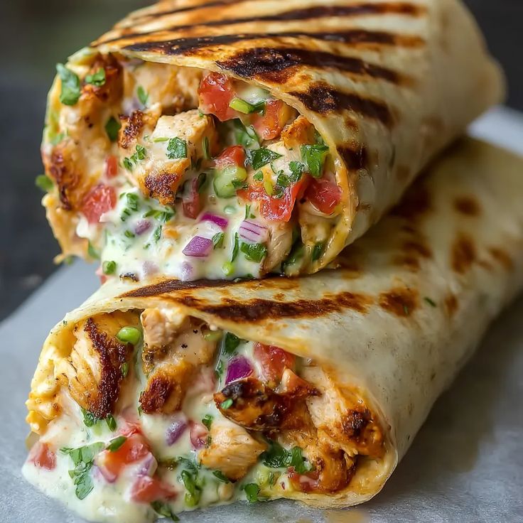 KId-Friendly Rice Recipes - Chicken Rice Wraps