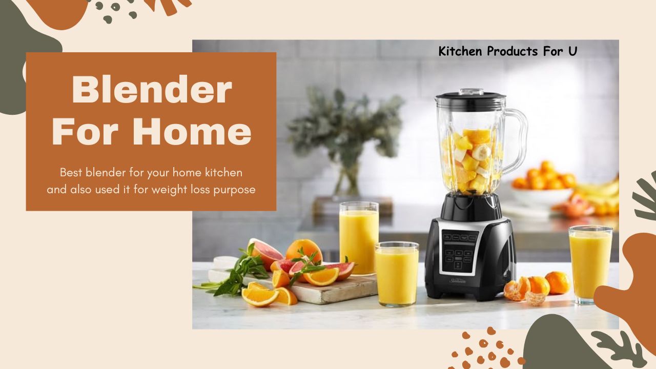 Ho i use my blender for weight loss